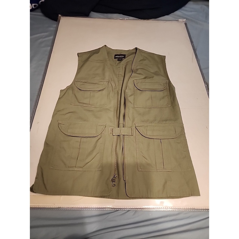 Woolrich Elite Series Tactical Vest Pockets Utility Fishing Hunting Men's Size S